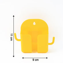 1 Pc Wallmount Mobile Stand With Hook for and stuffs purposes. (Mix Color / 1 Pc) - kongkits.com