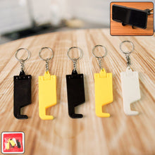 2 in 1 Plastic Keychain with Mobile Stand / Phone Holder (5 Pcs Set / Multicolor) - kongkits.com