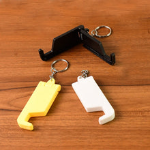 2 in 1 Plastic Keychain with Mobile Stand / Phone Holder (5 Pcs Set / Multicolor) - kongkits.com