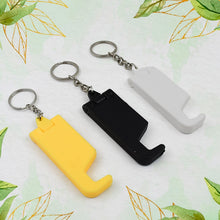 2 in 1 Plastic Keychain with Mobile Stand / Phone Holder (5 Pcs Set / Multicolor) - kongkits.com
