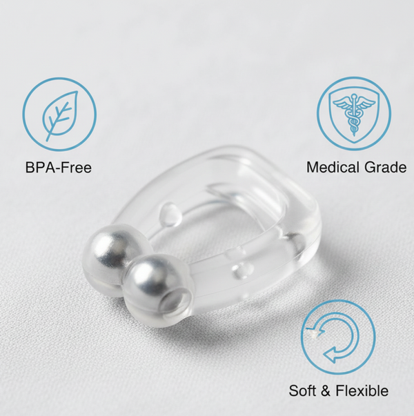 Anti-Snore Nose Clip (Silicone, 1 Pc)
