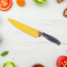 6 Pcs Professional Kitchen Knife Set with Chef Knives, Cleaver, Peeler & Scissors - kongkits.com