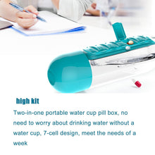 12911 Pill  Vitamin Bottle Water Bottle Multi Functional Use For Traveling  Outdoor Use Water Bottle Travelling Kit Summer Special Bottle (600 Ml   Mix Color )