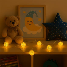 Battery Operated Rattan Ball String Decorative Fairy Lights - kongkits.com