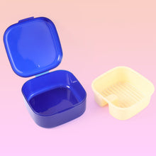 Blue Oblivion Multi - Purpose Storage Box with Lid, DENTURE CASE (1 Pc) - kongkits.com