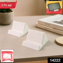 Compact Plastic Mobile Phone Holder Stand (2 Pc & Mix Color) - kongkits.com