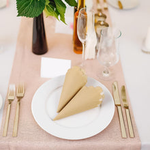 Disposable Scalloped Edge Tissue Napkins Set (120 Pc) - kongkits.com