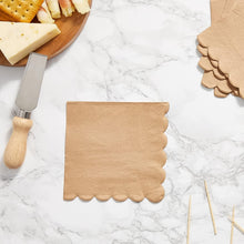 Disposable Scalloped Edge Tissue Napkins Set (120 Pc) - kongkits.com