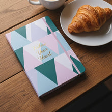 Hardcover Ruled Notebook, Diary & 200 Pages 21x15 cm (1 Pc) - kongkits.com