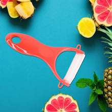 Kitchen Knife Set with Marble - Coated Blades & Red Handles (6 Pc) - kongkits.com