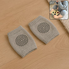 Light Grey Toddler Wool Knit Leg Warmer (Knee Guard) - kongkits.com