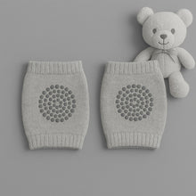 Light Grey Toddler Wool Knit Leg Warmer (Knee Guard) - kongkits.com