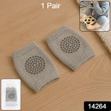 Light Grey Toddler Wool Knit Leg Warmer (Knee Guard) - kongkits.com