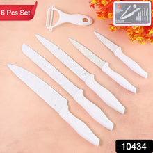 Marble Coated Stainless Steel Kitchen Knife Set (6 Pc) - kongkits.com