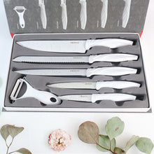 Marble Coated Stainless Steel Kitchen Knife Set (6 Pc) - kongkits.com