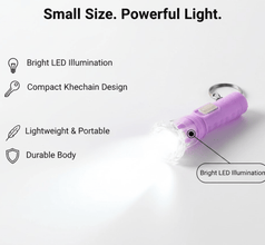 Mini LED Flashlight Keychain Torch (Mix Color & 1 Pc) - kongkits.com