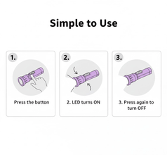 Mini LED Flashlight Keychain Torch (Mix Color & 1 Pc) - kongkits.com