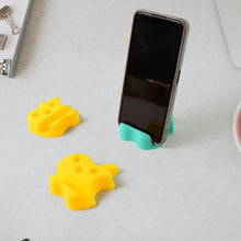 Multi - Functional Apple - Shaped Plastic Mobile Stand with Pen Holder (3 Pc / Mix Color) - kongkits.com