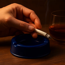 Oblivion Dark Blue Plastic Ashtray (1 pc) - kongkits.com