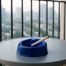 Oblivion Dark Blue Plastic Ashtray (1 pc) - kongkits.com