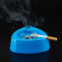 Oblivion Durable Plastic Ashtray with Wide Bowl and Triple Cigarette Holder Slots (1 Pc) - kongkits.com
