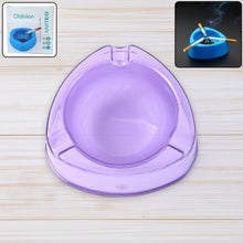 Oblivion Transparent Pueple Plastic Ashtray (1 Pc) - kongkits.com