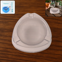 Oblivion Transparent White Ashtray with Cigarette Holder Grooves (1 Pc) - kongkits.com