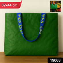 Plastic Eco - Friendly Large Shopping Tote Bag 62x44cm (Mixcolor & 1 Pc) - kongkits.com