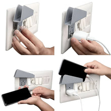 Plastic Secure Mobile Phone Charging Stand Holder (2 Pc / Mix Color) - kongkits.com