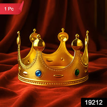 Royal Crown with Colored Gems (1 Pc / Mix Color) - kongkits.com