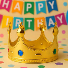 Royal Crown with Colored Gems (1 Pc / Mix Color) - kongkits.com