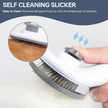 Self - Cleaning Slicker Brush for Dogs & Cats (1 Pc) - kongkits.com