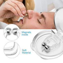 Silicone Magnetic Nose Clip Anti Snore Device for Heavy Snoring Sleeper (1 Pc) - kongkits.com