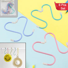 S Shape Metal Hooks for Hanging, Heavy Duty S Shaped Hooks (6 Pcs Set)