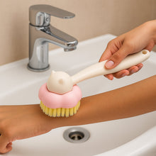 Soft Bristle Bath Brush with Long Handle (1 Pc) - kongkits.com