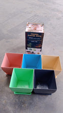 Trendy Square Plastic Flower Pots Set of 5 - kongkits.com