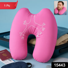 U - Shape Neck Travel Pillow (1 Pc) - kongkits.com