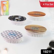 VeePee Oval Cloth Washing Brush Set (4 Pc) - kongkits.com